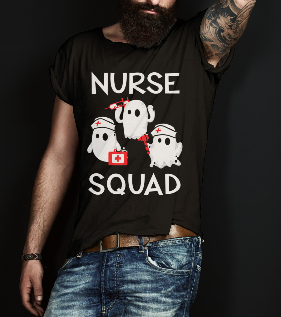Nurse Squad Boo Boo Ghost Trio T-Shirt