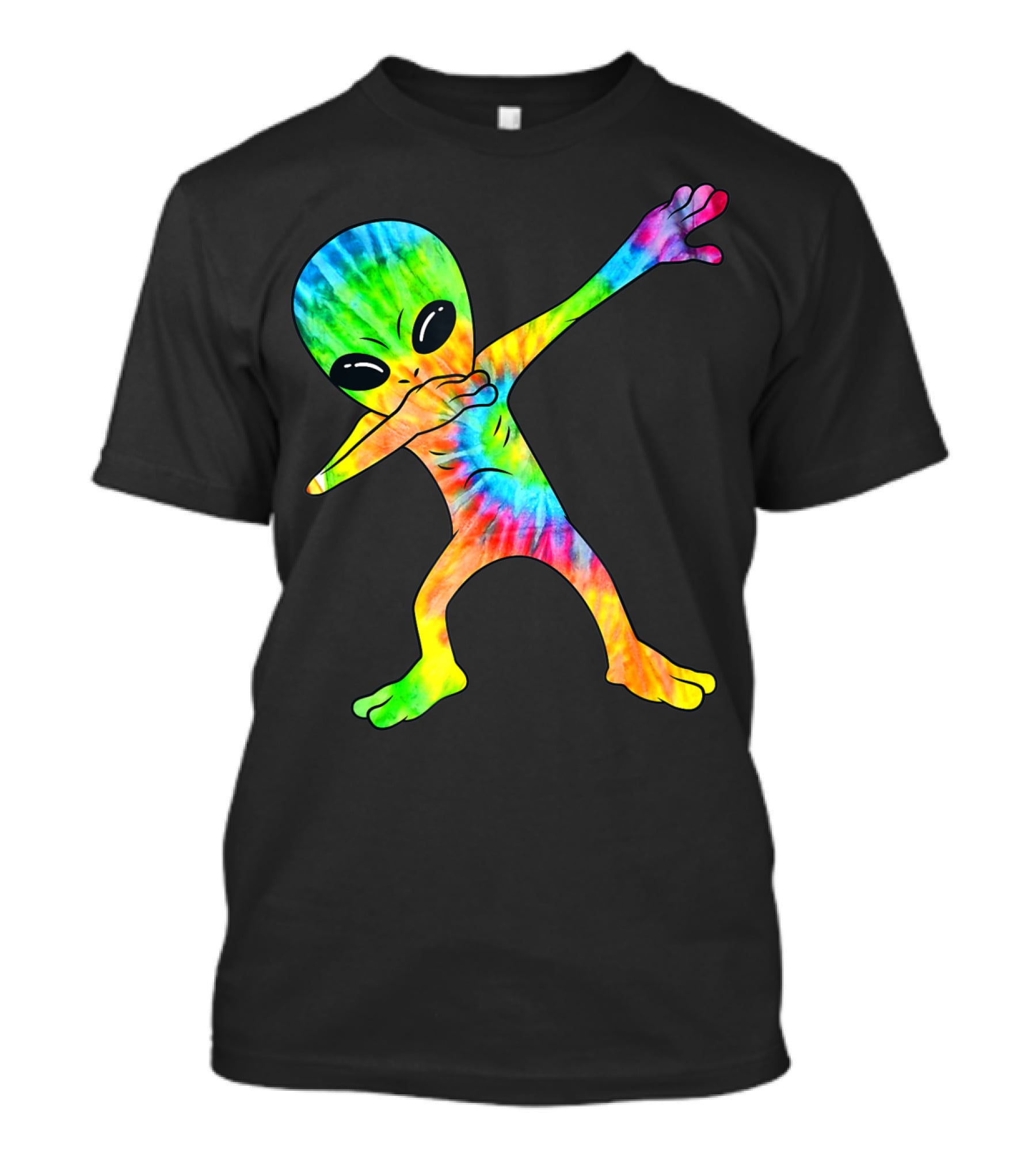 Tie Dye Dabbing Alien T-Shirt