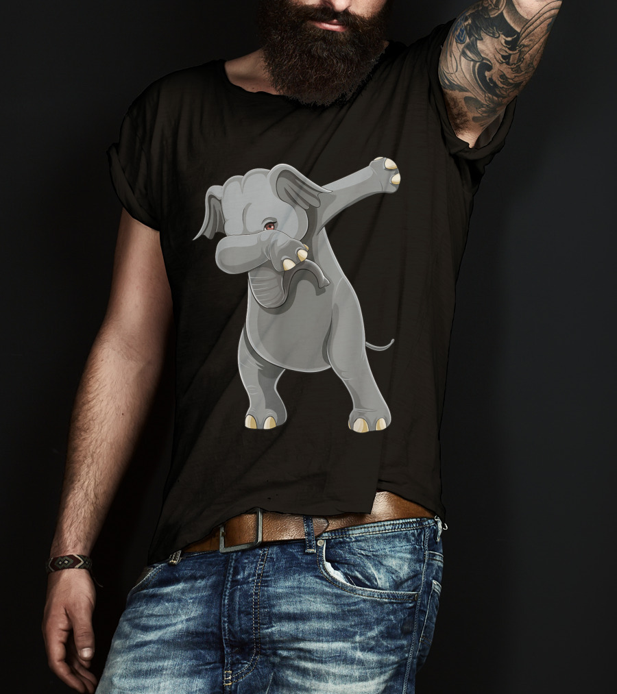 Dabbing Elephant Dab Dance Pose T-Shirt