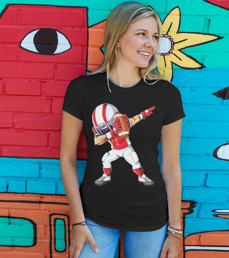 Dabbing Football Player Dab Dance Pose T-Shirt