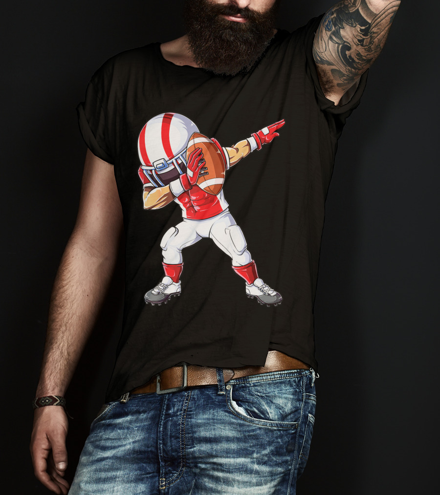 Dabbing Football Player Dab Dance Pose T-Shirt