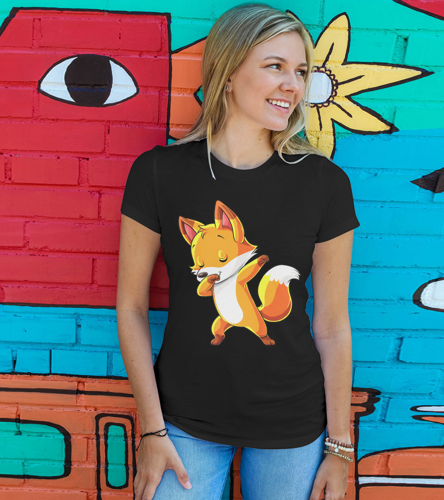 Dabbing Fox Funny Dab Women T-Shirt