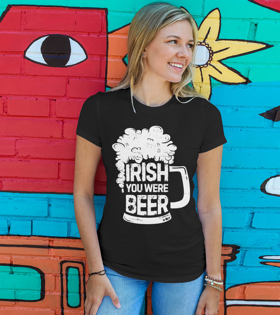 Irish You Were Beer Mug Foam T-Shirt