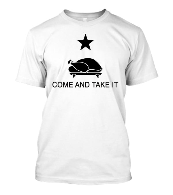Thanksgiving Come And Take It Star Turkey T-Shirt