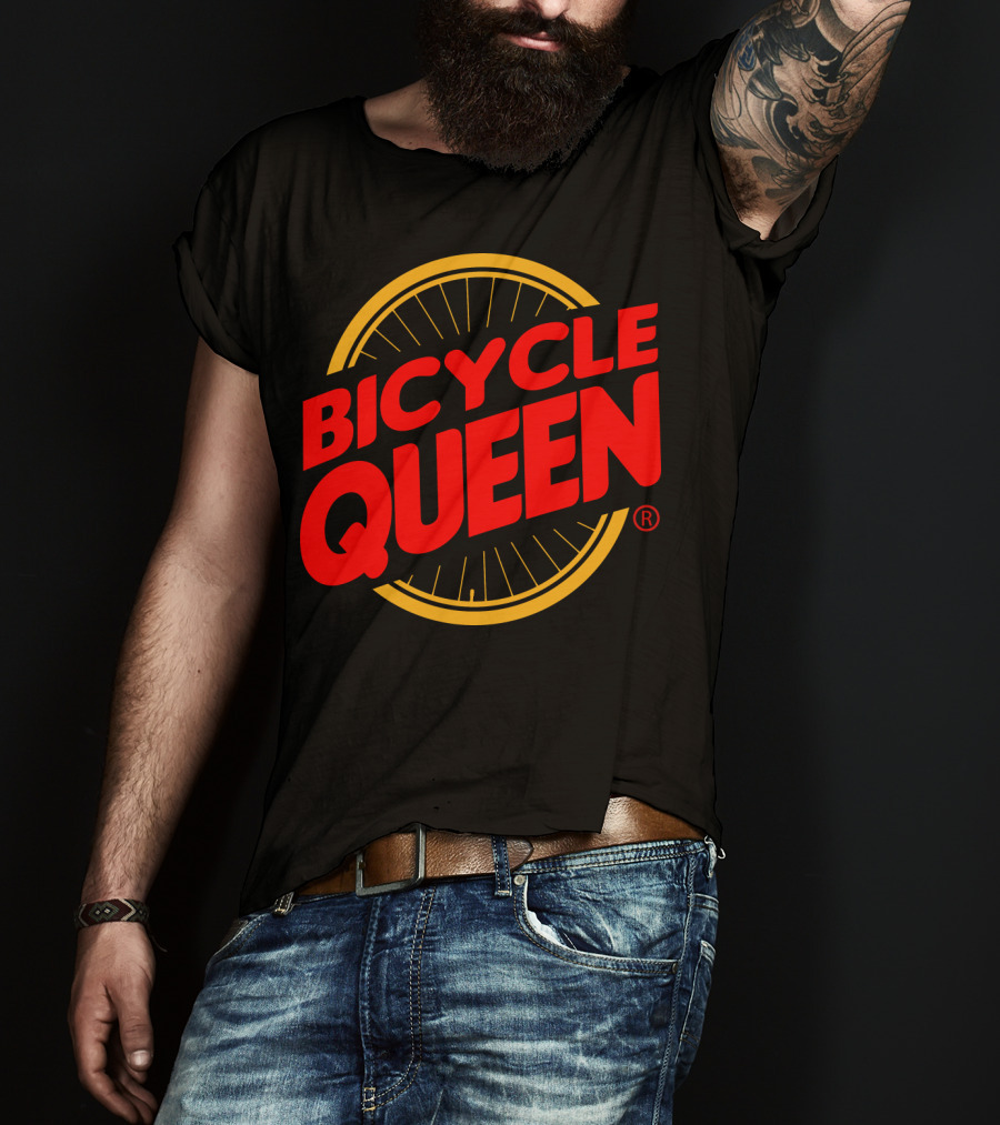 Bicycle Queen Bicycle Wheel T-Shirt