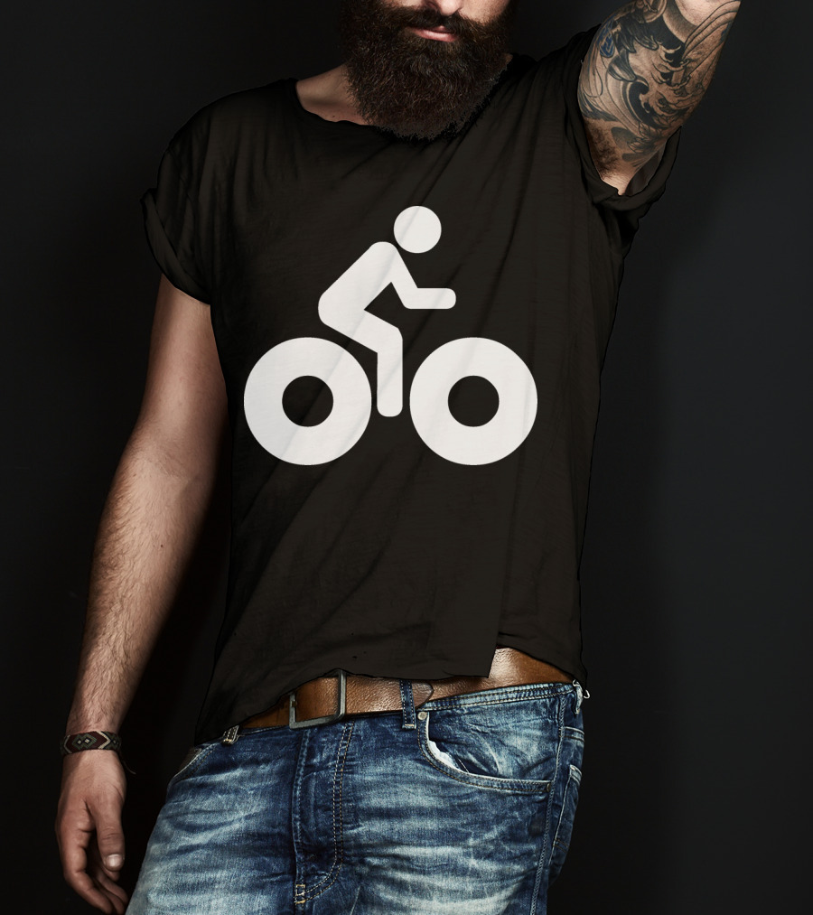 Fat Bike Iconic Cyclist T-Shirt