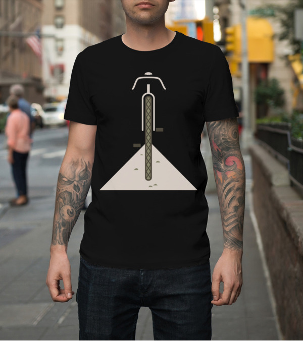Shirt: Gravel Grinder Bicycle Path Adventure T-Shirt Gravel Grinder Bicycle Path Adventure T-Shirt