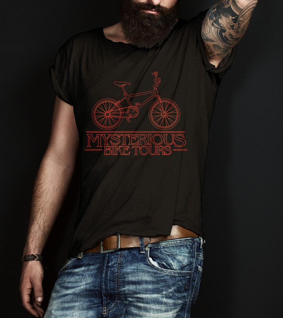 Stranger Things Mysterious Bike Tours T-Shirt