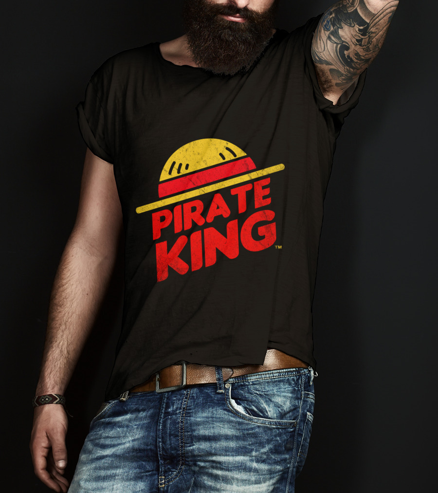 PIRATE KING Straw Hat Anime T-Shirt