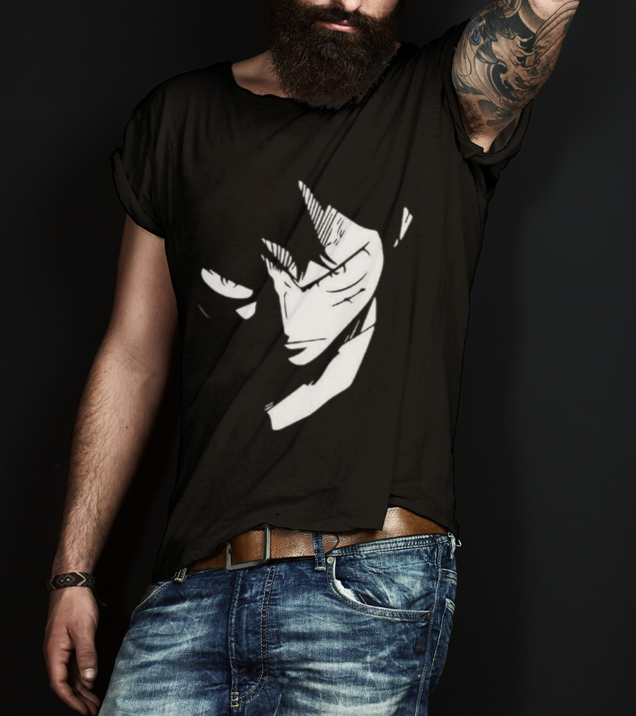 Monkey D. Luffy One Piece Manga Face T-Shirt