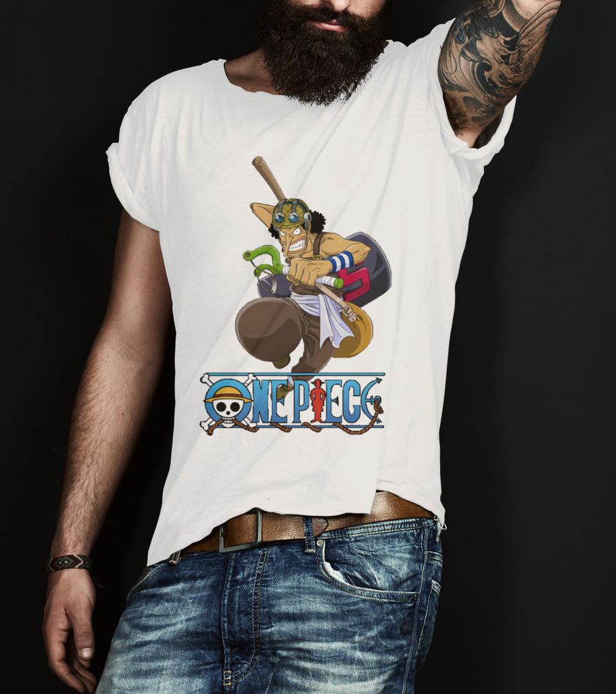 One Piece Usopp Straw Hat Pirate Character T-Shirt