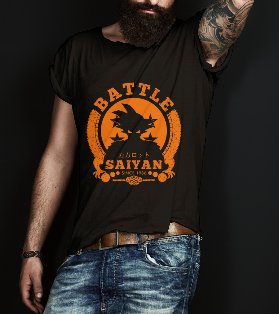 Battle Saiyan Kakarot Since 1986 T-Shirt