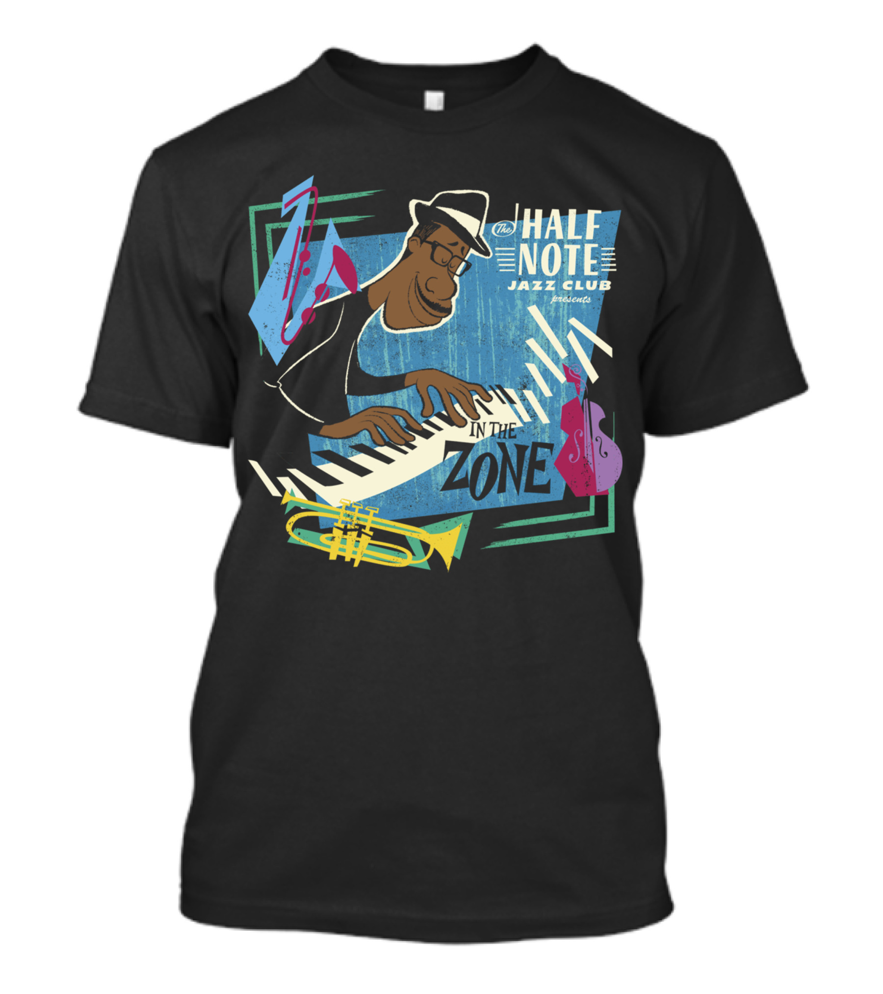 The Half Note Jazz Club Presents In The Zone Pixar Soul Joe Disney T-Shirt