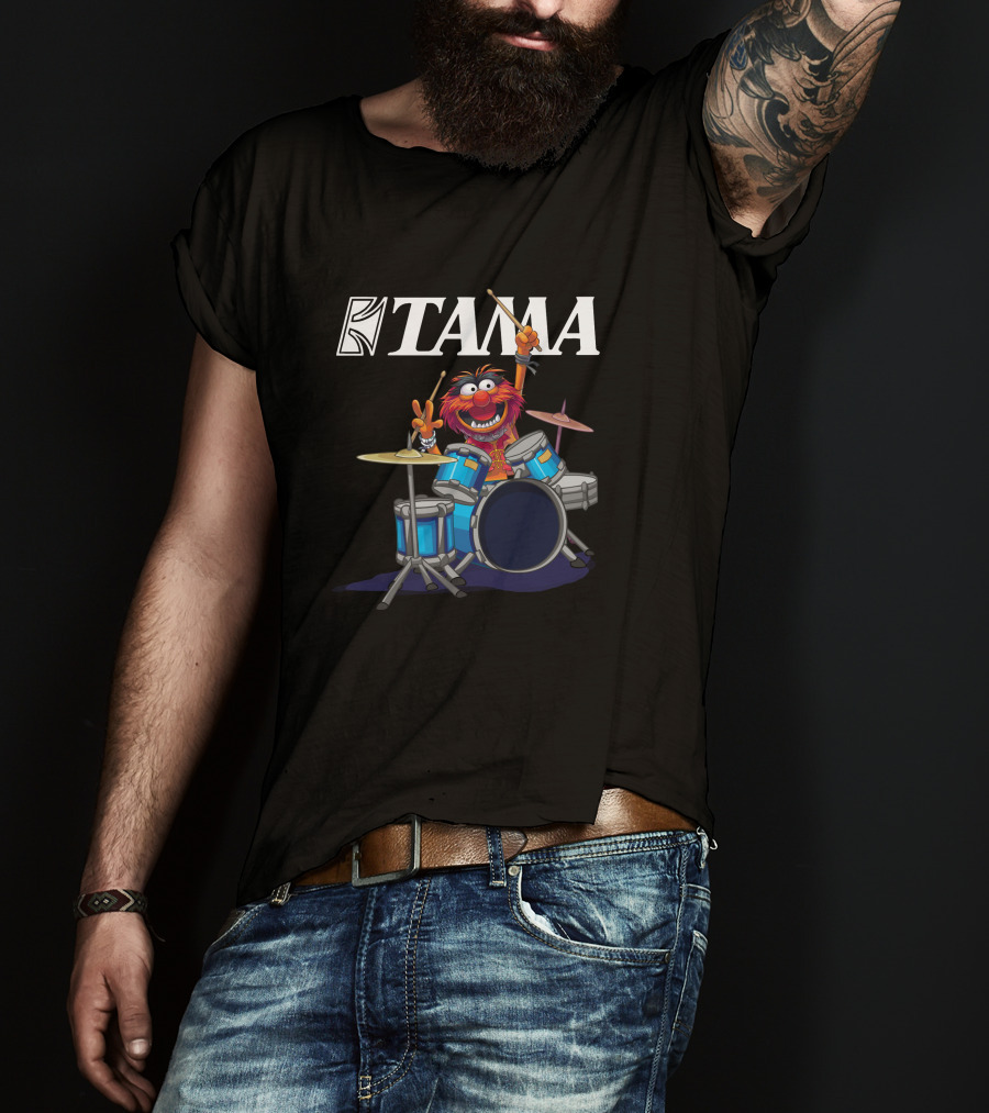 Tama Drum Muppets Character Drumming T-Shirt