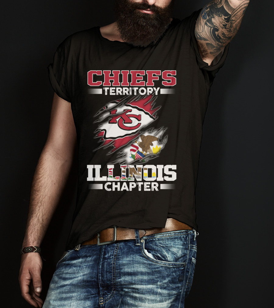 Chiefs Territory Kc Illinois Chapter T-Shirt