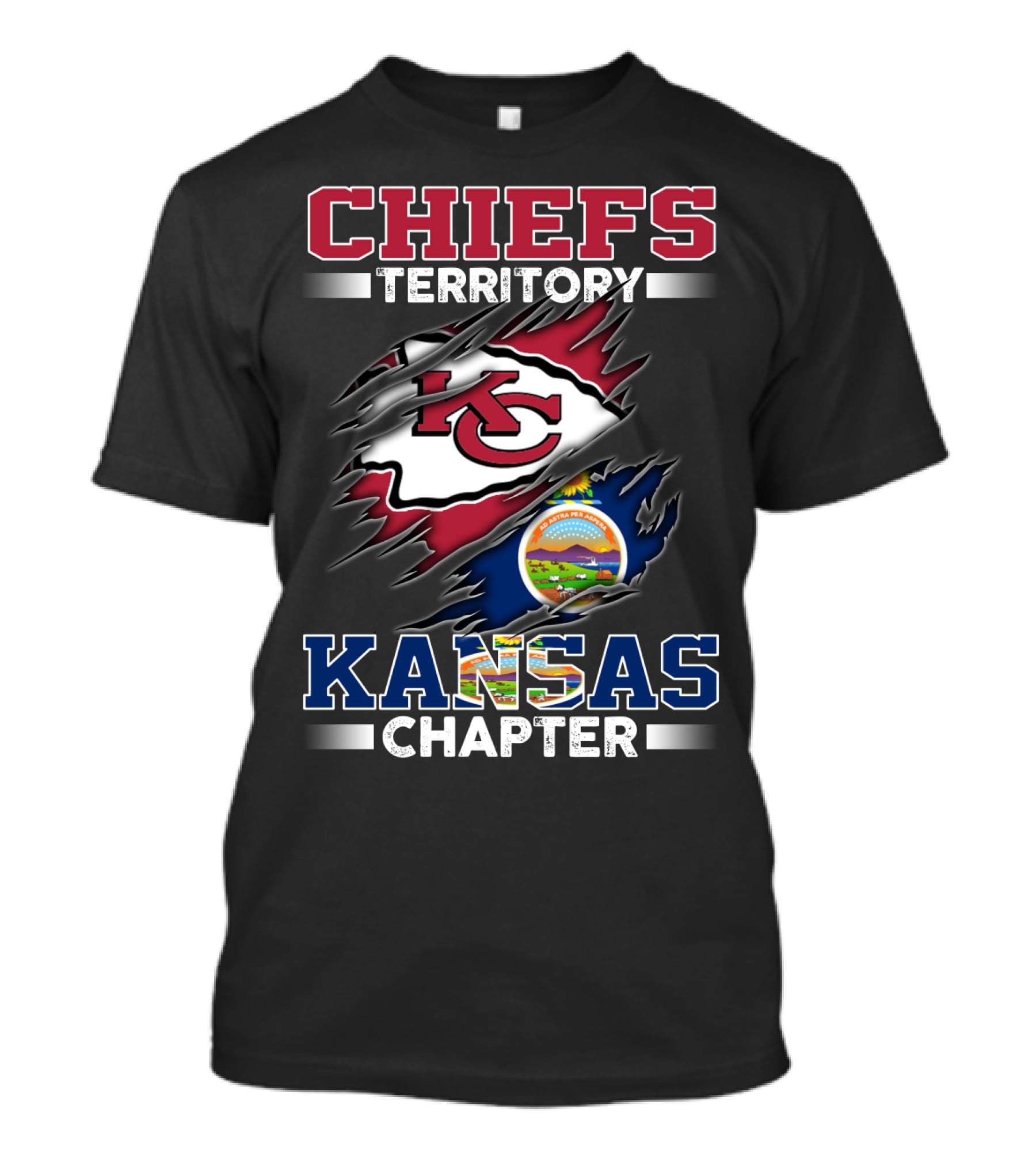 CHIEFS Territory KC Kansas Chapter T-Shirt