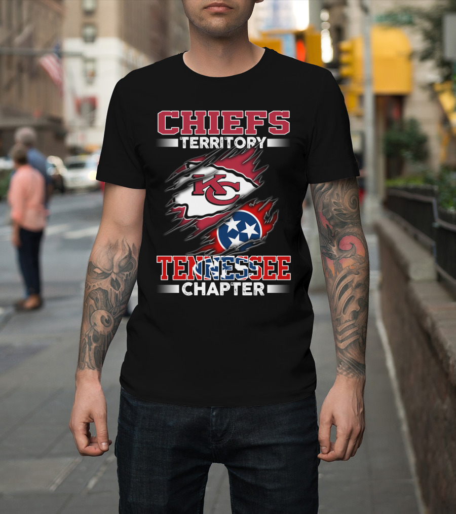 CHIEFS TERRITORY TENNESSEE CHAPTER KC Logo Star Emblem T-Shirt