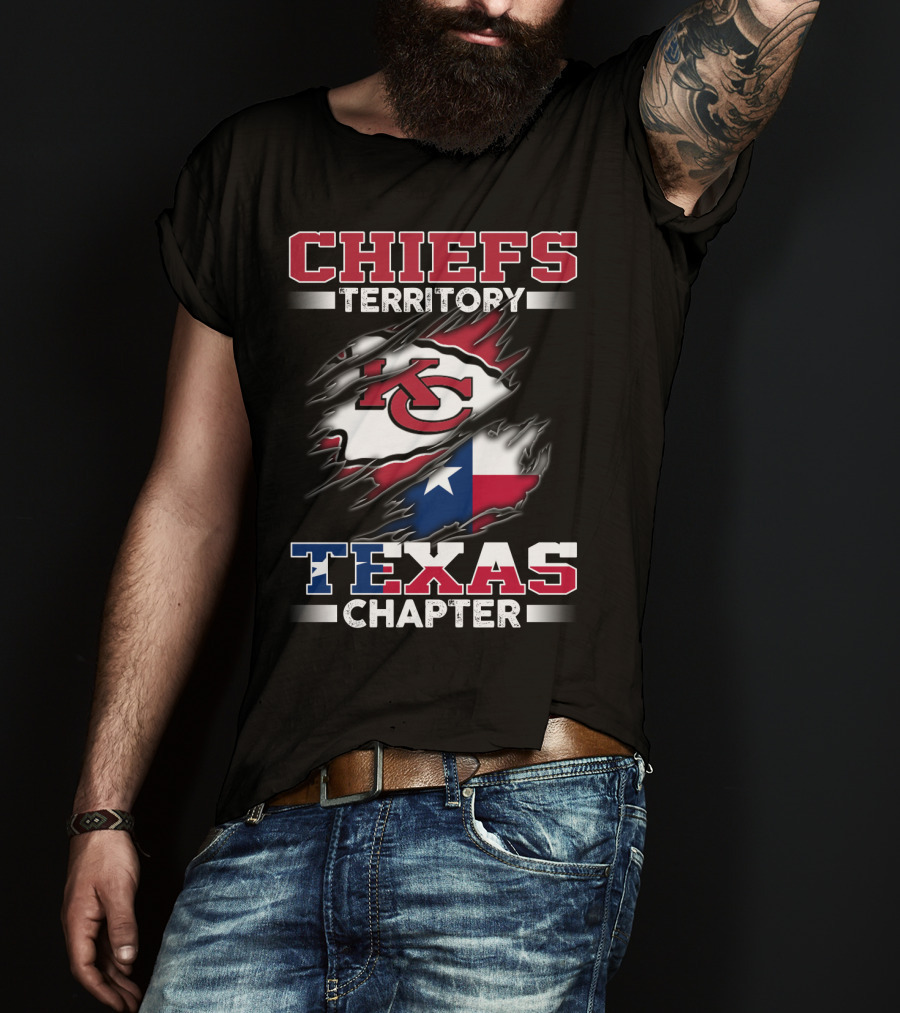 CHIEFS Territory Texas Chapter Kansas City KC T-Shirt