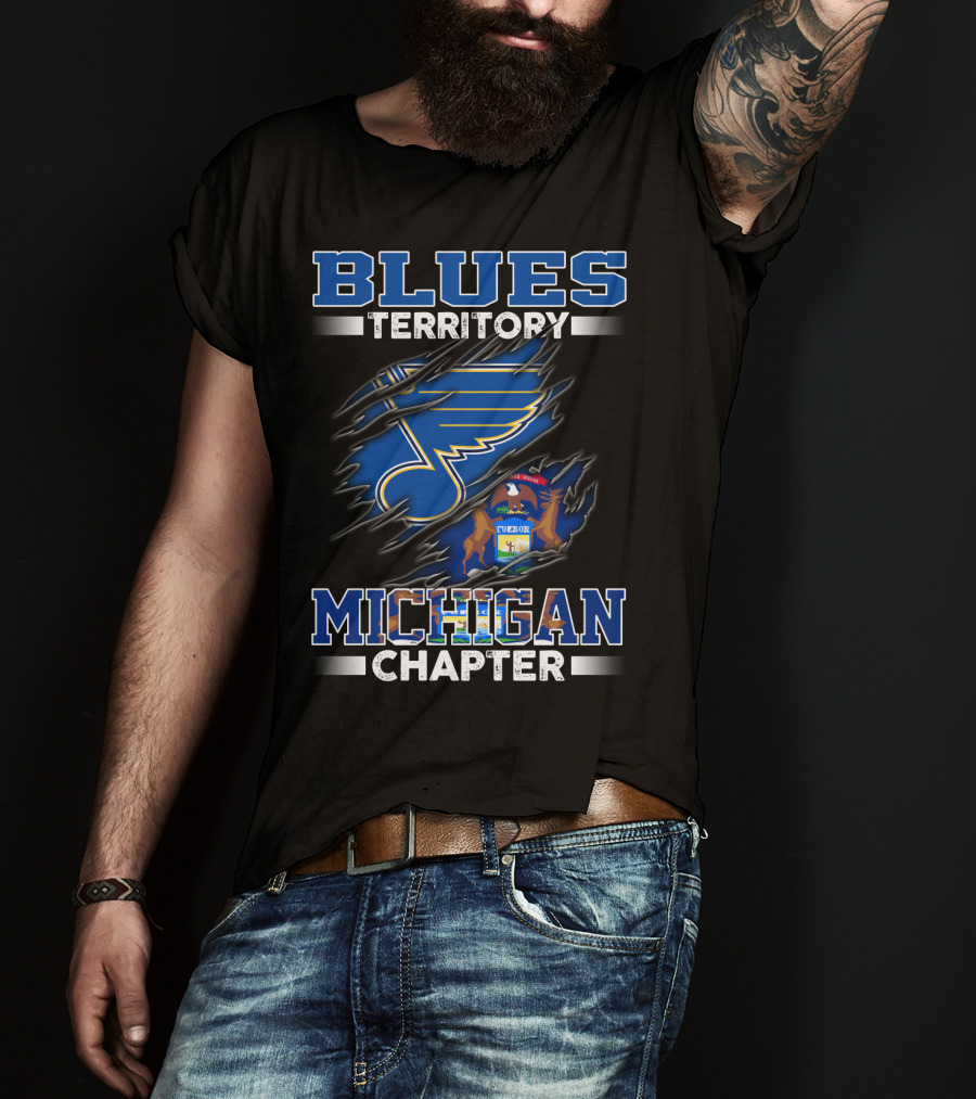Blues Territory Michigan Chapter T-Shirt