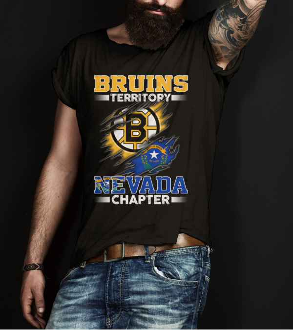 BRUINS Territory Nevada Chapter Battle Born Flag T-Shirt
