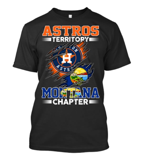 Houston Astros Territory Montana Chapter T-Shirt