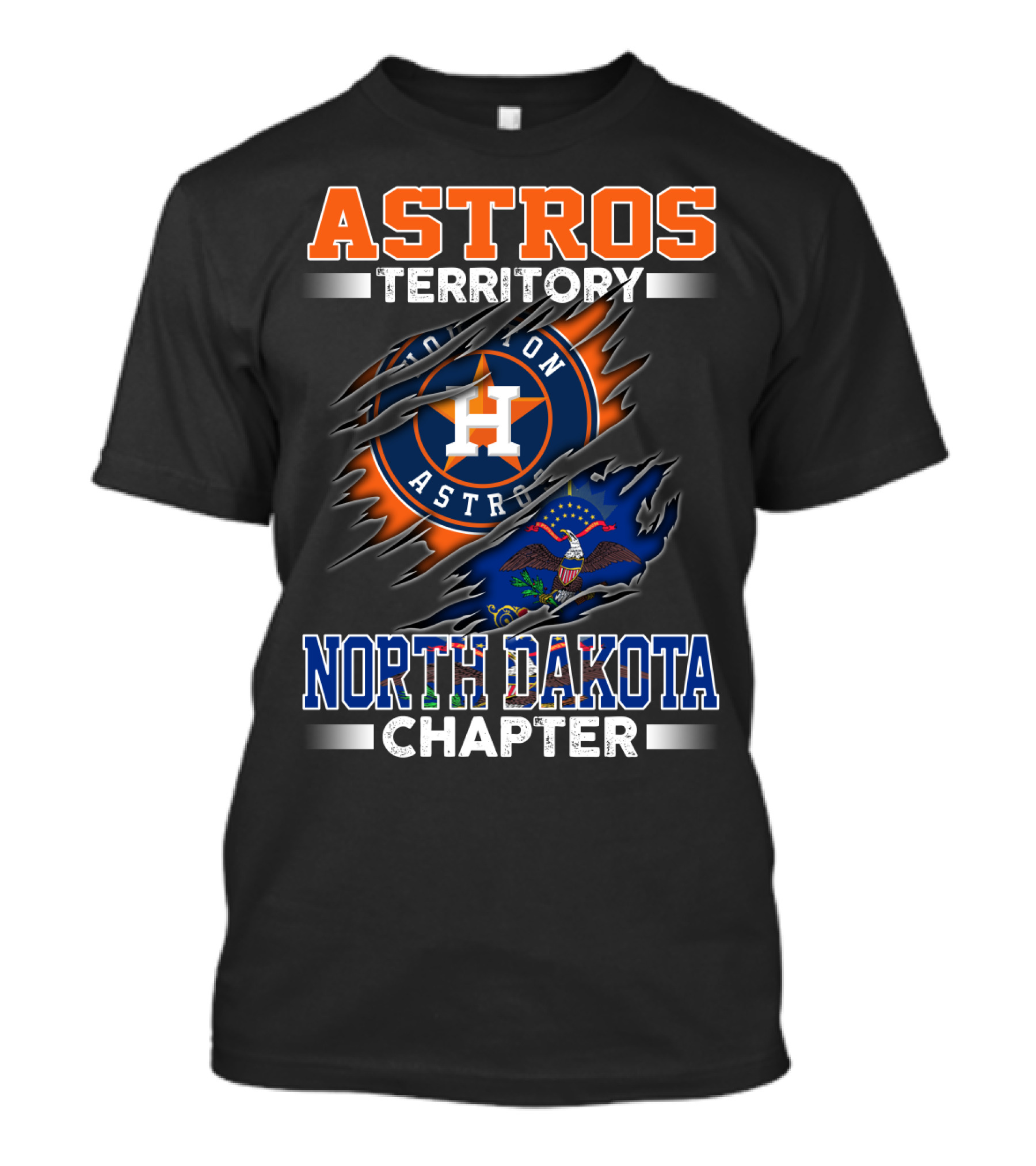 Astros Territory Houston Astros North Dakota Chapter T-Shirt