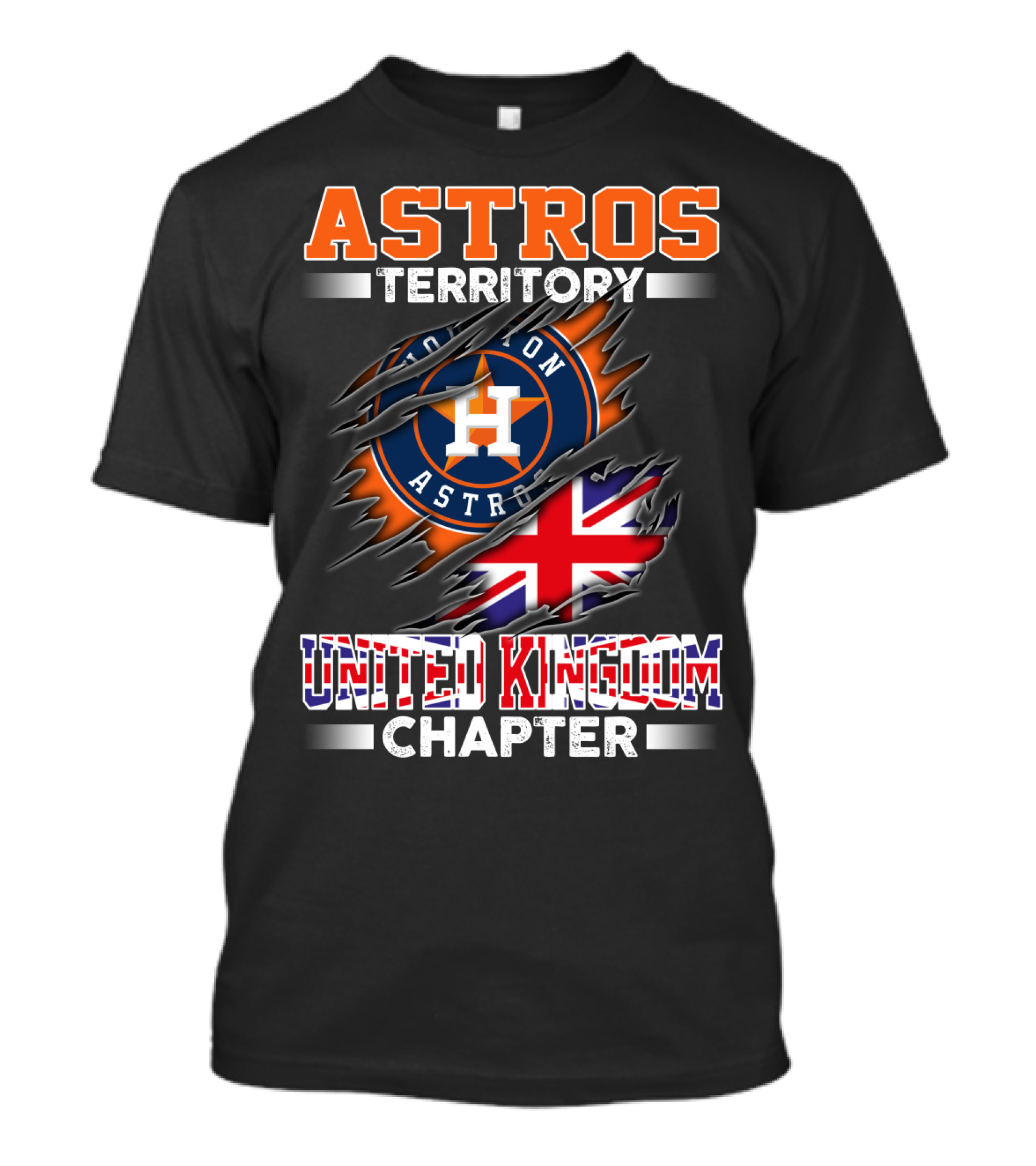 Astros Territory Houston Astros United Kingdom Chapter T-Shirt