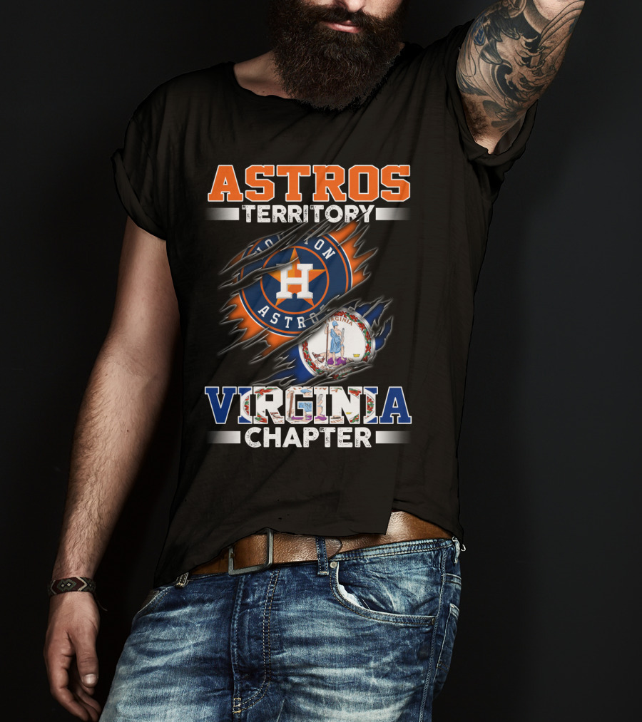 Astros Territory Houston Astros Virginia Chapter T-Shirt