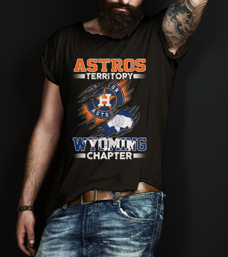 Astros Territory Houston Astros Wyoming Chapter T-Shirt