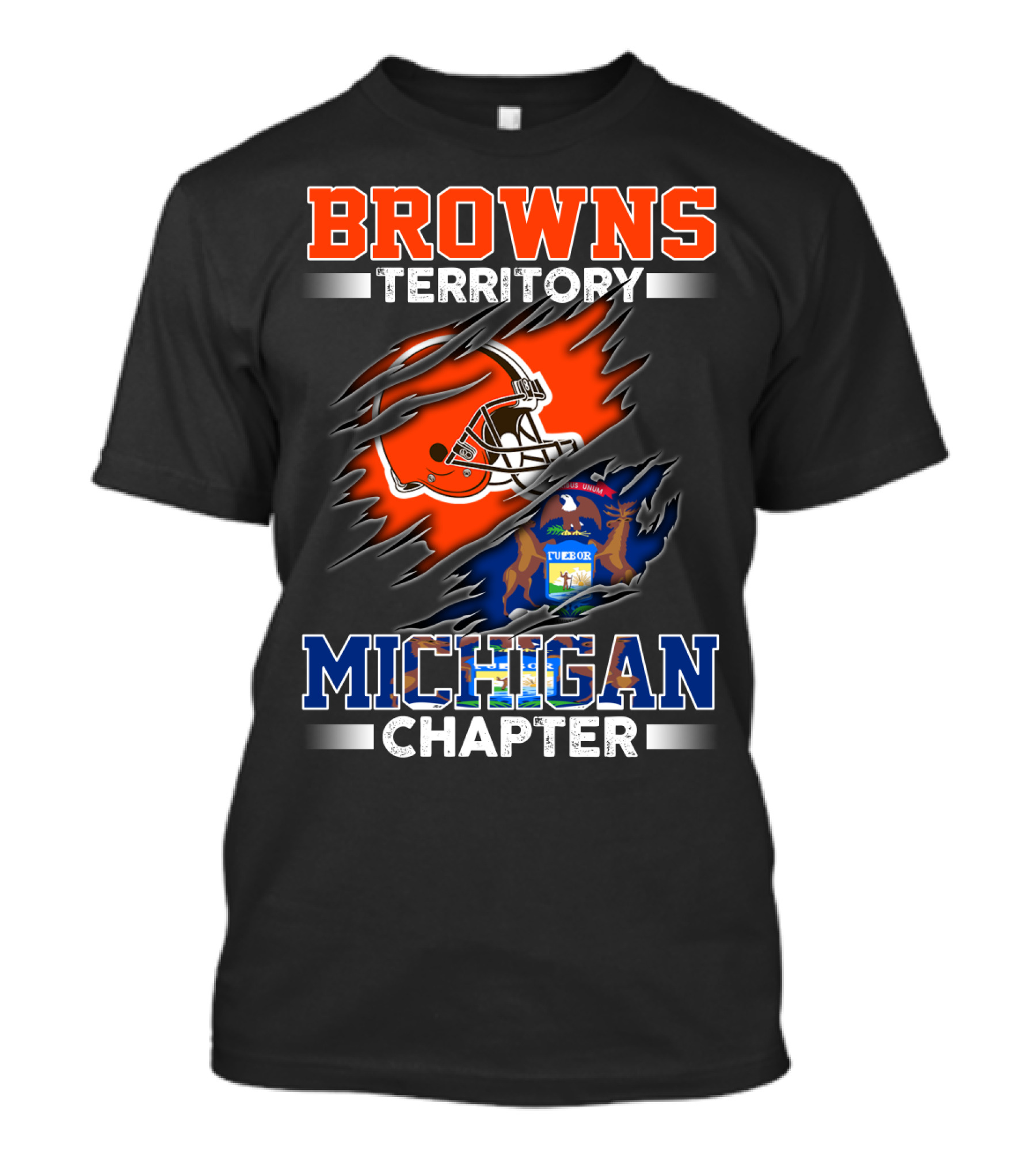Browns Territory Michigan Chapter T-Shirt