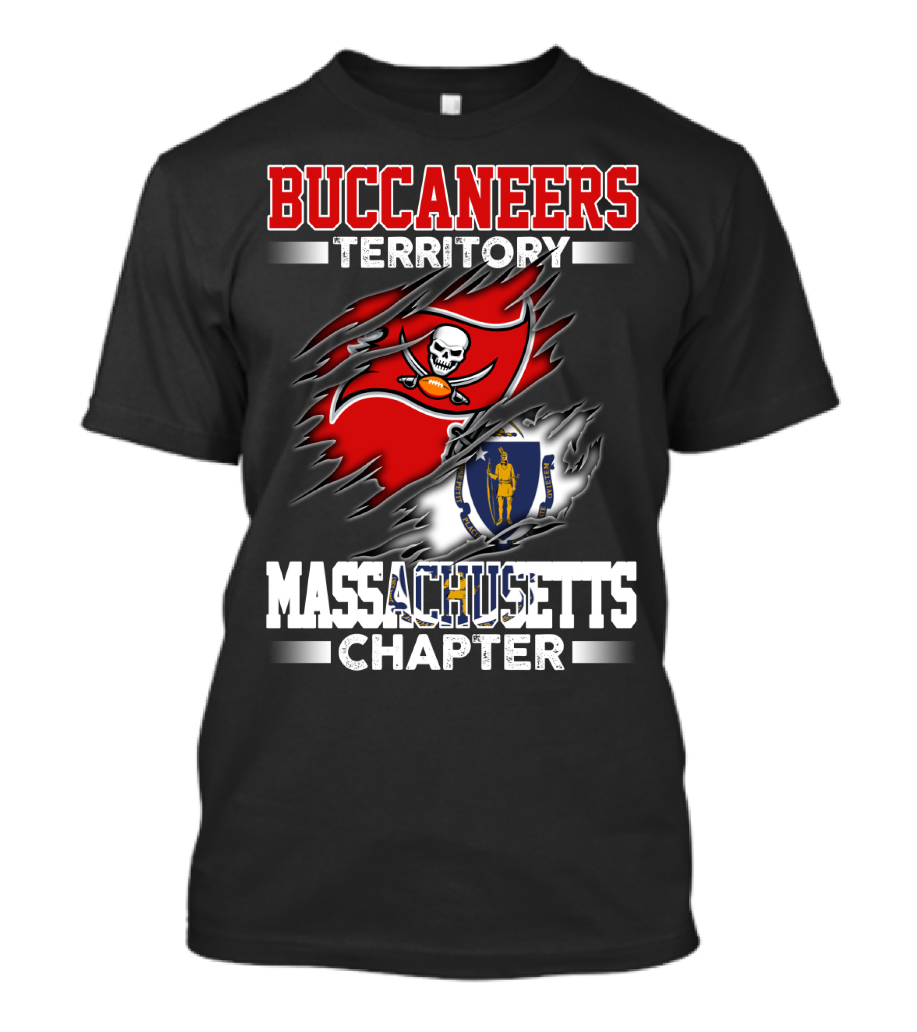 Buccaneers Territory Massachusetts Chapter T-Shirt