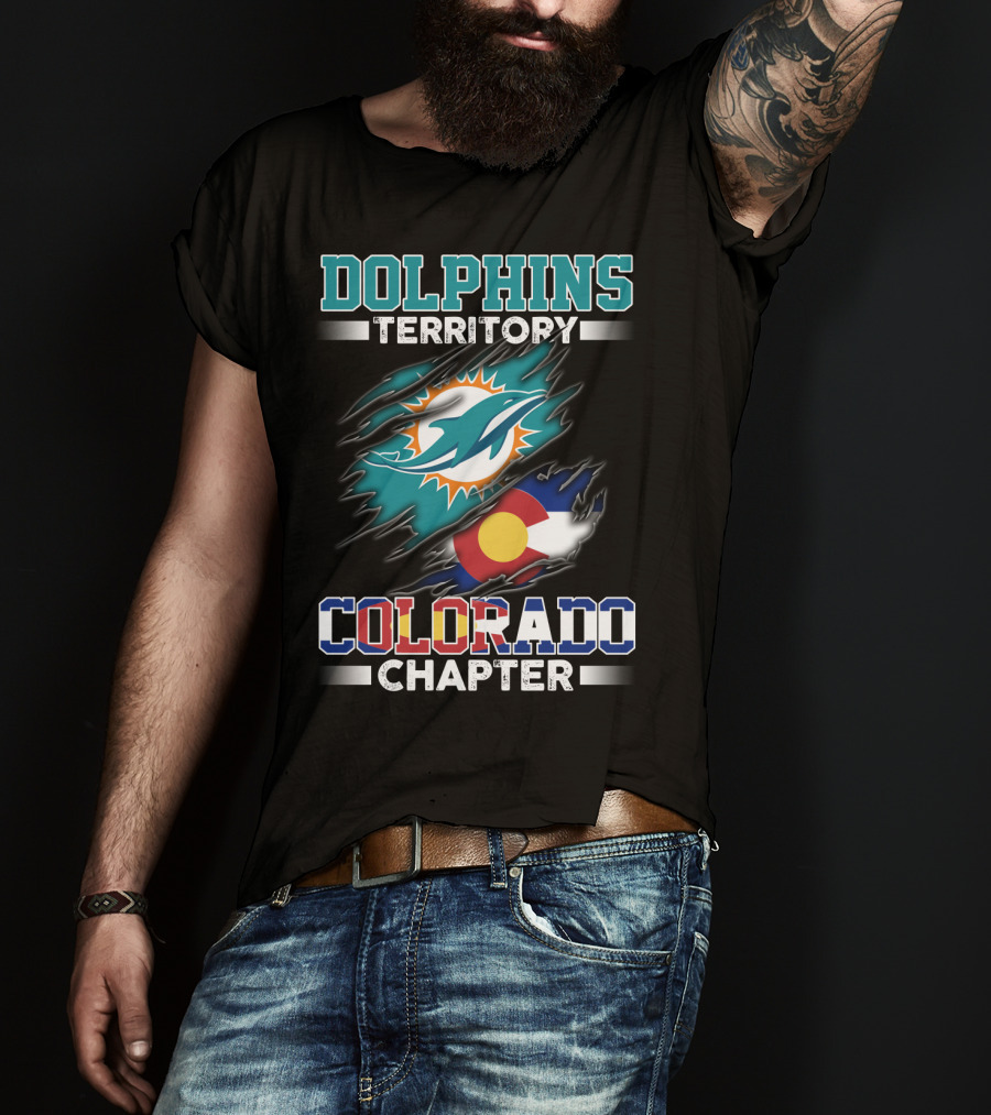 Dolphins Territory Colorado Chapter T-Shirt
