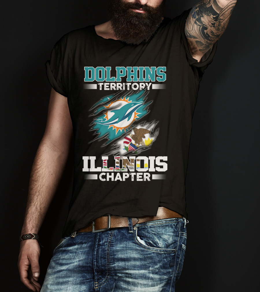 Dolphins Territory Illinois Chapter T-Shirt