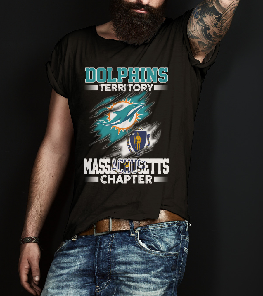 Dolphins Territory Massachusetts Chapter T-Shirt
