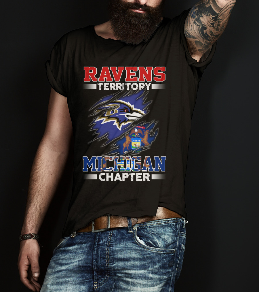 Ravens Territory Michigan Chapter T-Shirt