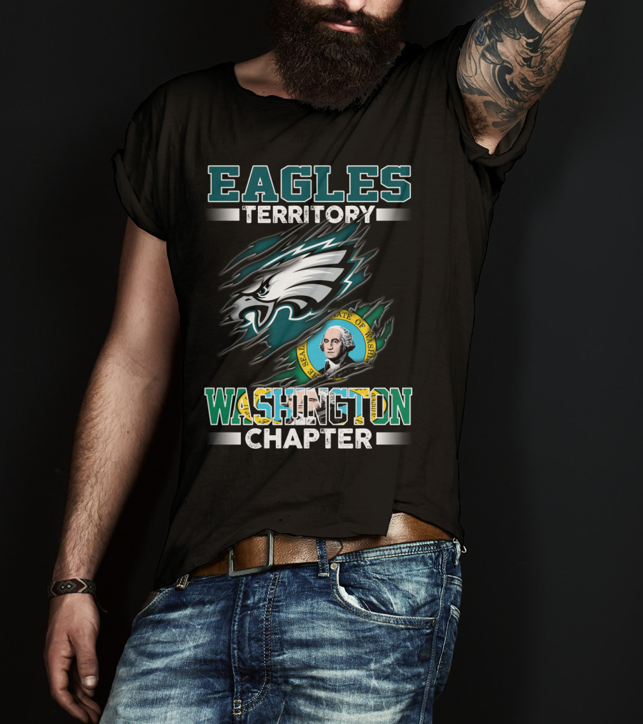 Eagles Territory Washington Chapter State Seal T-Shirt