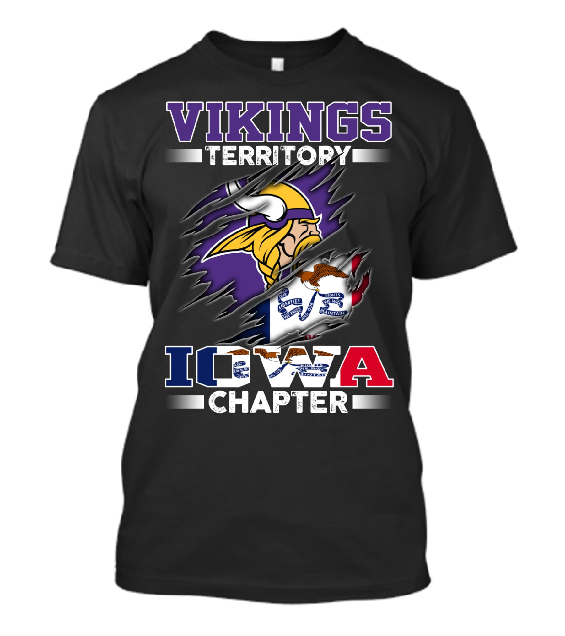 VIKINGS Territory Iowa Chapter T-Shirt