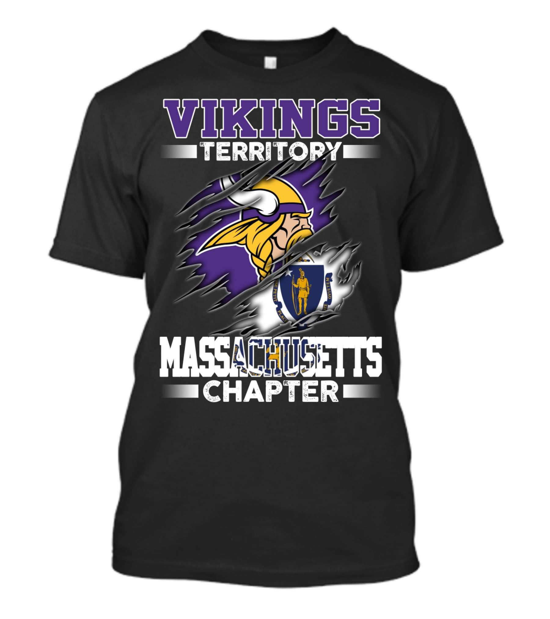 Vikings Territory Massachusetts Chapter T-Shirt
