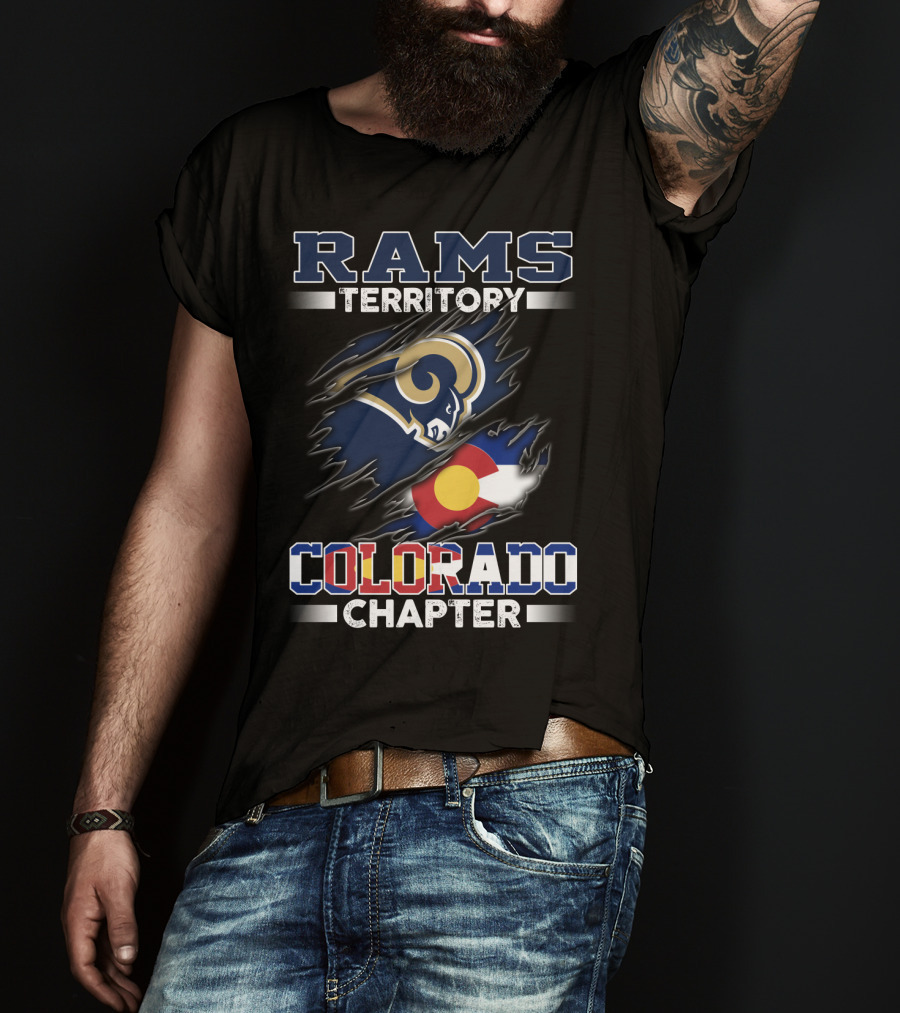 Rams Territory Colorado Chapter Flag T-Shirt