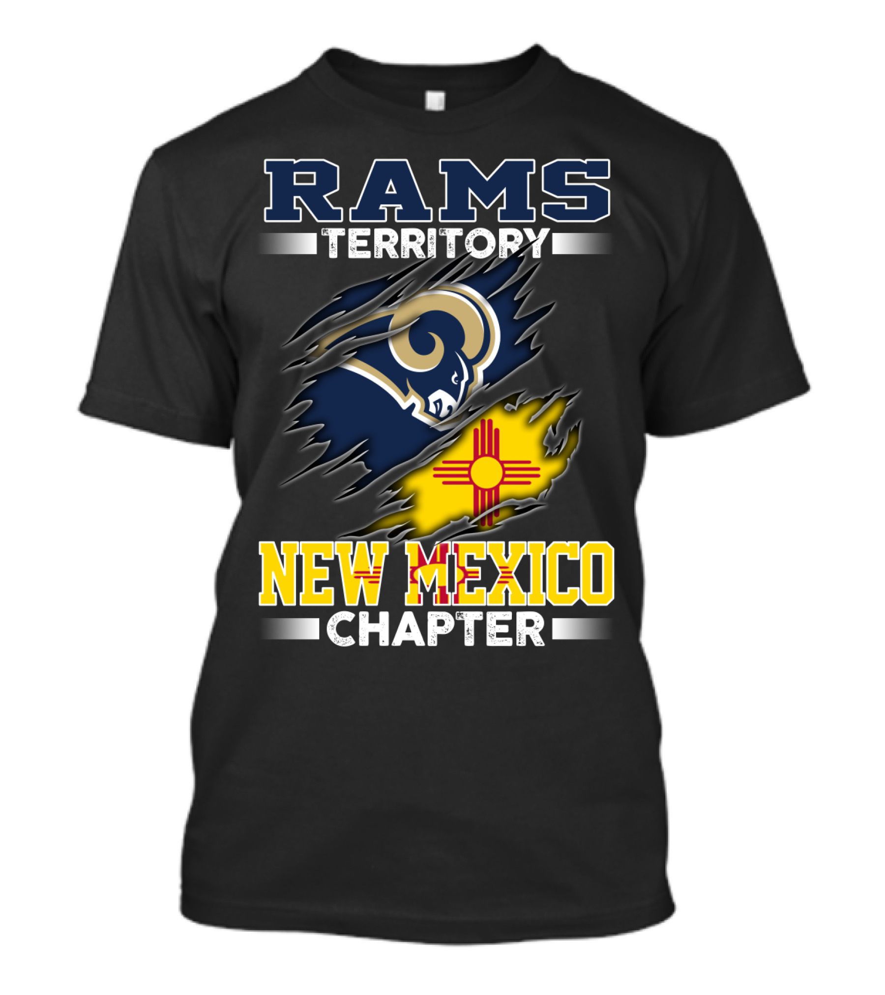 Rams Territory New Mexico Chapter Zia Symbol T-Shirt