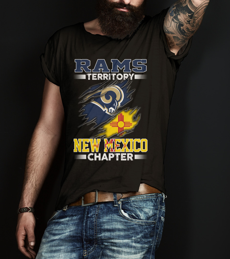 Rams Territory New Mexico Chapter Zia Symbol T-Shirt