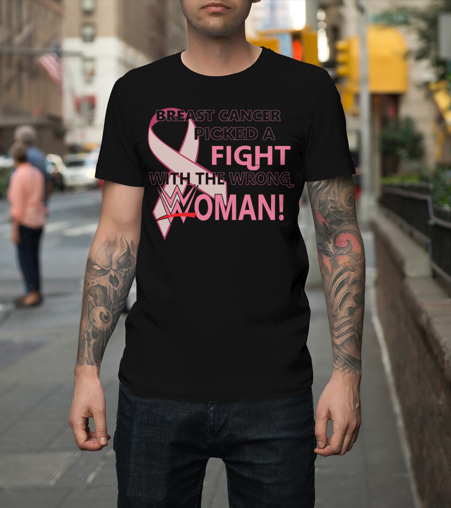 Breast Cancer Picked a Fight with the Wrong WWE Woman T-Shirt