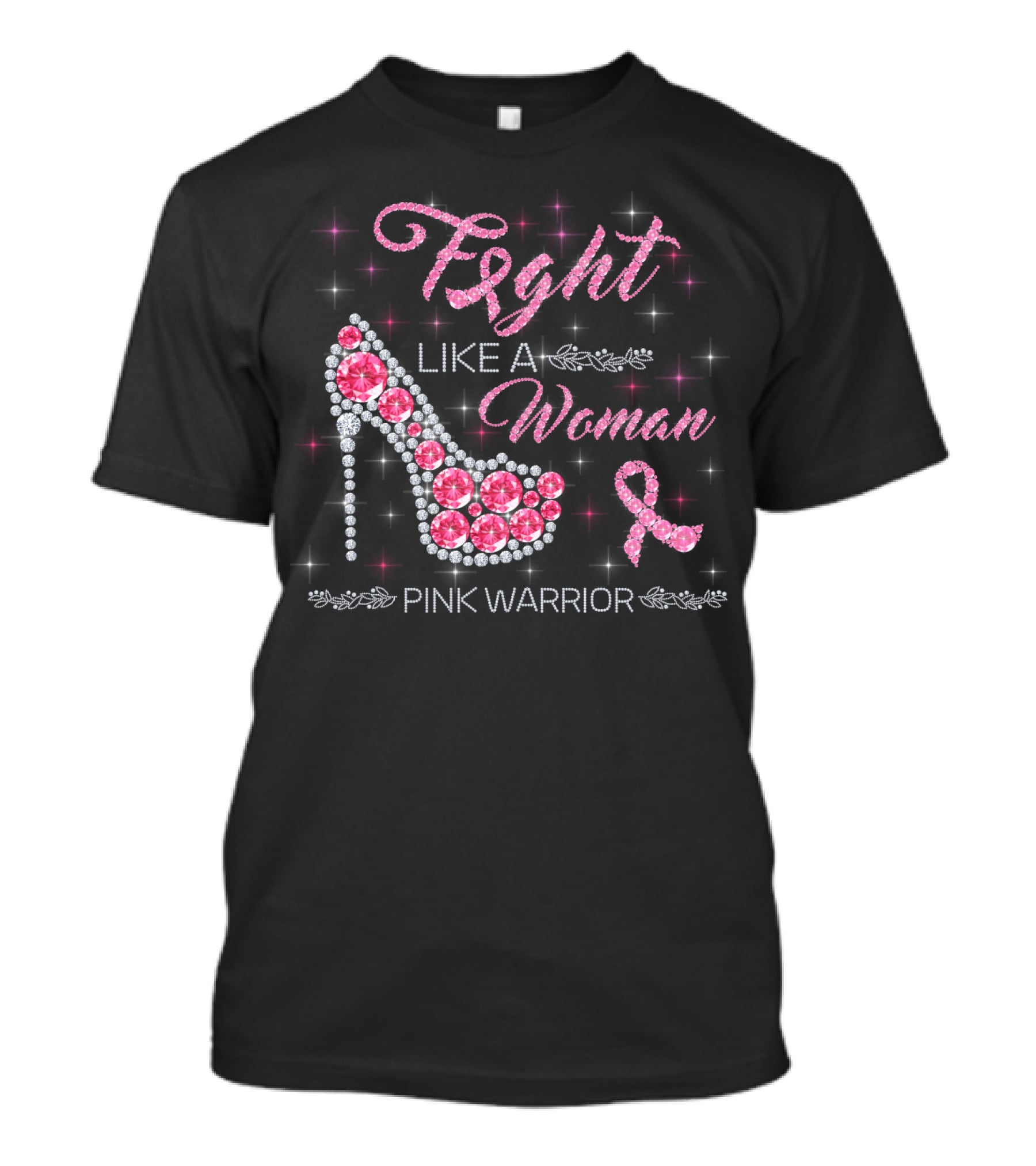 Fight Like A Woman Pink Warrior T-Shirt