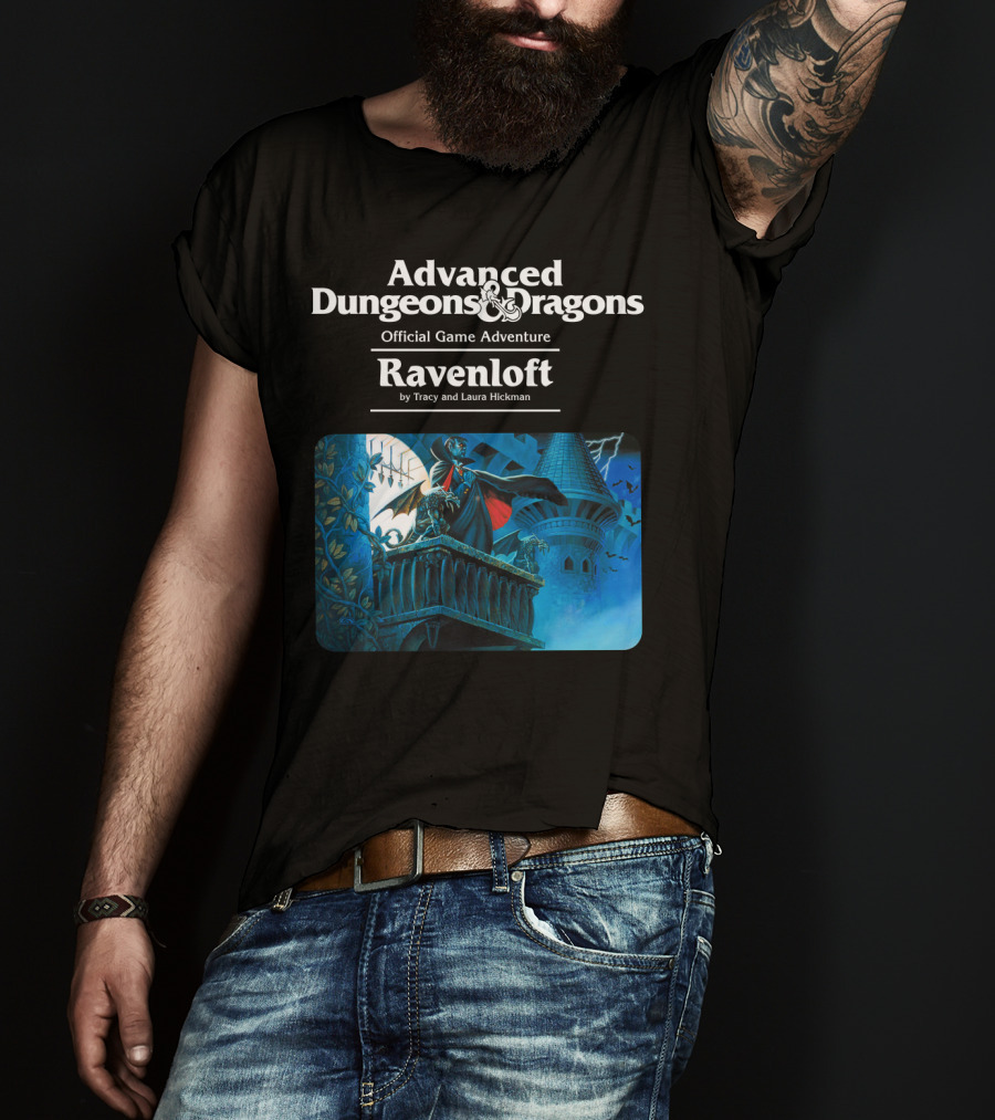 Advanced Dungeons And Dragons Official Game Adventure Ravenloft By Tracy And Laura Hickman T-Shirt