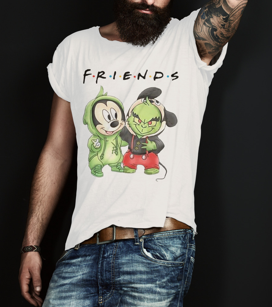 Friends Grinch Mickey Mashup T-Shirt