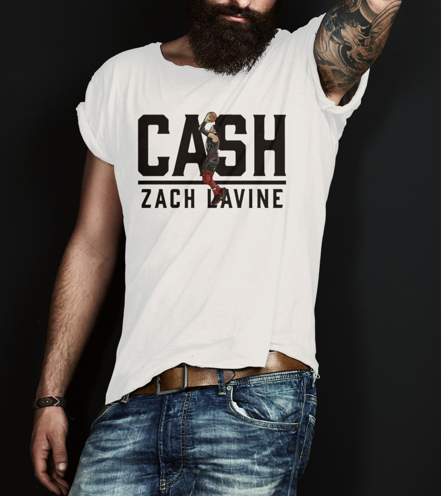 Cash Zach Lavine Chicago Basketball Jumper T-Shirt