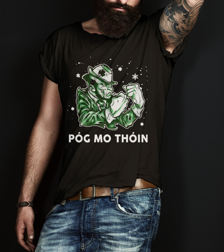 An Ordinary Man Póg Mo Thóin Fighting Irishman T-Shirt