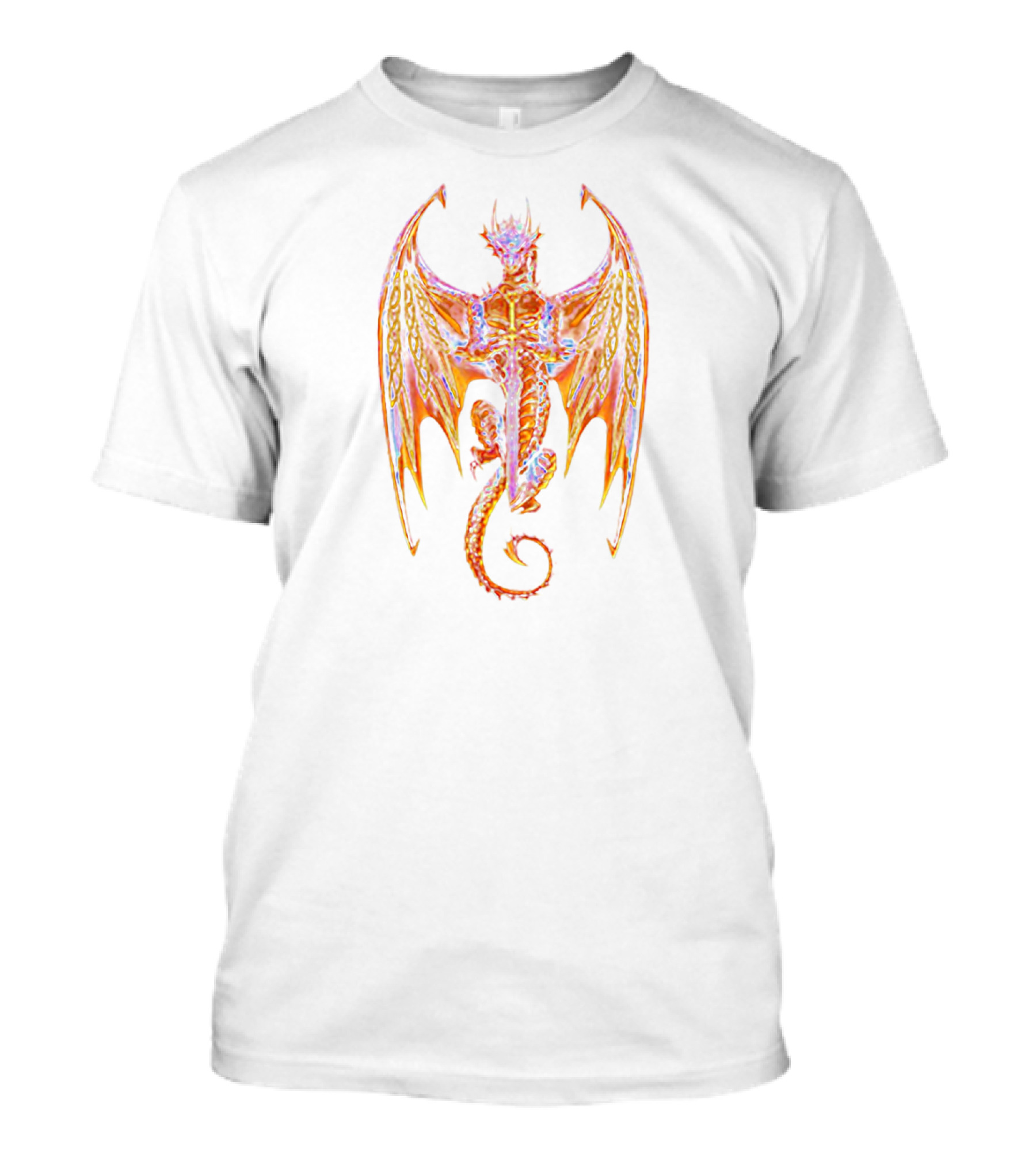 Dragon Sword Norse Mythology Fusion T-Shirt