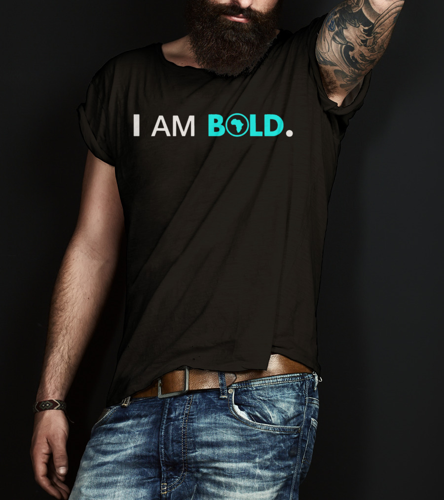 I Am Bold Africa Map T-Shirt