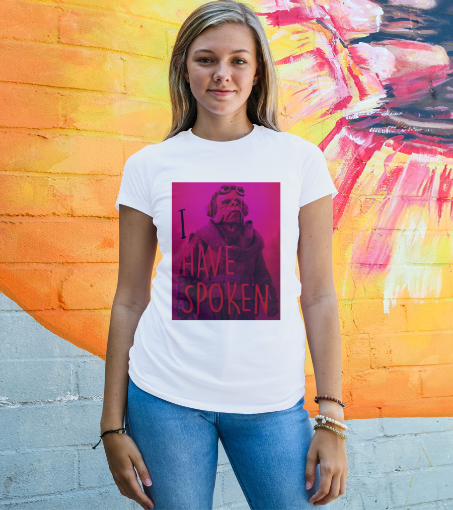 The Mandalorian Kuiil Portrait I Have Spoken T-Shirt